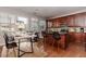 Eat-in kitchen with center island, breakfast bar and stainless appliances at 507 Grove Field Ct, Suwanee, GA 30024
