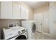 Convenient laundry room with modern appliances and storage cabinets at 1993 Shenley Park Ln, Duluth, GA 30097