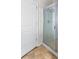 Enclosed glass shower with tiled floor and walls at 165 Birch St, Hiram, GA 30141