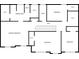 Second floor floorplan for home including main bedroom and additional bedrooms, baths, and WICs at 9645 Dunhill Way, Cumming, GA 30028