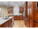 Another view of kitchen showcasing the sink and stainless steel appliances, including the refrigerator at 19 Troup Ct, Acworth, GA 30101