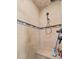 Elegant tiled shower with built in bench at 19 Troup Ct, Acworth, GA 30101