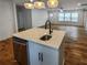 Beautiful kitchen with an island, stainless steel appliances, and an open concept layout at 1330 Lanvale Sw Dr, Atlanta, GA 30310