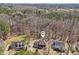 Drone eye view of a well-maintained house with a sprawling yard at 215 Morning Glory Rdg, Canton, GA 30115