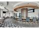 Modern bar area with a circular design, stylish seating, and contemporary lighting at 3338 Peachtree Ne Rd # 2405, Atlanta, GA 30326