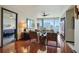 Bright living room features city views, hardwood floors, and modern decor at 3338 Peachtree Ne Rd # 2405, Atlanta, GA 30326