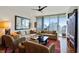 Cozy living room featuring city views, comfortable seating, and a contemporary design at 3338 Peachtree Ne Rd # 2405, Atlanta, GA 30326