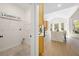 Convenient laundry area with ample storage and easy access to the kitchen and outdoor space at 1288 Gate Post Ln, Powder Springs, GA 30127