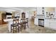Kitchen featuring a large island with seating and stainless steel appliances at 1621 Telfair Chase Way, Lawrenceville, GA 30043