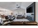 Inviting living room featuring a modern fireplace, tv, and comfortable seating arrangement at 245 Raleigh Way, Villa Rica, GA 30180
