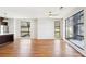 Bright living room featuring hardwood floors and large windows that offer natural light at 472 Martin Se St # 1, Atlanta, GA 30312