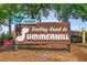 Summerhill sign with free parking and neighborhood welcome message at 472 Martin Se St # 1, Atlanta, GA 30312