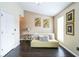 Cozy living room features hardwood floors, modern decor, and ample natural light at 3302 Waldrop Trl, Decatur, GA 30034