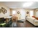 Inviting living room boasts modern decor and hardwood floors perfect for relaxation and entertaining at 3302 Waldrop Trl, Decatur, GA 30034