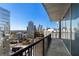 Balcony view overlooking the city skyline, showcasing urban living at 1080 Peachtree Ne St # 1610, Atlanta, GA 30309