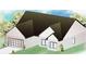 New house with white trim, brown roof, lawn, and two car garage at 939 Park Place St, Social Circle, GA 30025