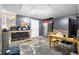 Partially finished basement with concrete floors and gray walls at 1920 Lee Patrick Dr, Dacula, GA 30019