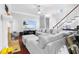 Comfortable living room featuring a fireplace, hardwood floors, and ample seating, perfect for relaxation at 1920 Lee Patrick Dr, Dacula, GA 30019