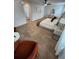 Large bedroom features a comfortable king bed, accent chairs and good natural lighting at 4860 Station Lane -Lot 23, Union City, GA 30349