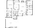 Detailed floor plan showcasing the layout of the home, including bedrooms, bathrooms, kitchen, and living spaces at 1520 Camden Cove Dr, Cumming, GA 30040