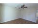 Bright bedroom features wood flooring and ceiling fan with light at 7128 Crystal Creek Pl, Douglasville, GA 30134