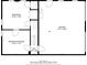 Basement floorplan showing layout of a recreation room, bedroom, hall, and garage with dimensions at 2018 Sugar Maple Ln, Woodstock, GA 30189