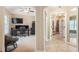 This home office includes lots of light, a comfortable lounge chair, and a private ensuite bathroom at 3851 Westwick Nw Way, Kennesaw, GA 30152