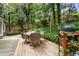 Charming outdoor deck with dining table, chairs, and a grill, perfect for entertaining at 3851 Westwick Nw Way, Kennesaw, GA 30152