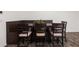 Dining table with seating for four and a built-in bench at 372 Mulberry Se Row, Atlanta, GA 30354