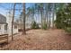 View of the home's wooded backyard at 4554 Alaspair Ln, Acworth, GA 30101