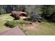 Aerial view of shed and backyard and partial view of home at 5190 Paul Sw Cir, Conyers, GA 30094