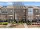 Charming brick townhome with manicured landscaping, featuring a welcoming front entrance and symmetrical facade at , Duluth, GA 30096