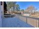 View from home's deck overlooking the grassy yard and trees at 1484 Highland Bluff Ct, Suwanee, GA 30024