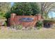 Community entrance sign for Highland Lake, surrounded by landscaping at 1484 Highland Bluff Ct, Suwanee, GA 30024
