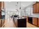 Spacious kitchen island and an eat-in nook at 302 Meadow Lark Xing, Canton, GA 30114