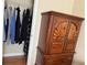 Bedroom showing a closet and a large armoire, providing ample storage space at 1848 San Gabriel Ave, Decatur, GA 30032