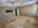 Large bedroom with a ceiling fan and a window on the wall at 210 Vintage Dr, Covington, GA 30014
