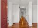 Bright foyer featuring hardwood floors and fresh white walls at 4740 Union Hill Rd, Canton, GA 30115