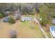 Aerial view of the home with large lot and surrounding neighborhood at 1312 Milstead Ave, Conyers, GA 30012