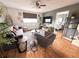 Comfortable living room with a neutral palette, wooden floors, a ceiling fan and comfortable seating at 215 Piedmont Ne Ave # 2205, Atlanta, GA 30308