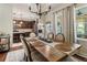 Sunlit dining area connected to the kitchen featuring stainless steel appliances at 625 Aunt Lucy Sw Ln # 29, Smyrna, GA 30082