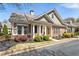 Charming brick home with landscaped front yard, enhancing curb appeal with fresh plantings and mulch at 625 Aunt Lucy Sw Ln # 29, Smyrna, GA 30082