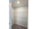 Small walk-in closet with wire shelving and carpeted flooring for organized storage at 2654 Mourning Dove Drive (Lot 39), Grayson, GA 30017