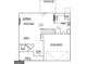 Detailed floor plan showcasing the layout of the first floor, including kitchen, Gathering room, and garage at 744 Great Oak Pl, Villa Rica, GA 30180