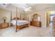 Spacious main bedroom, neutral colors, walk-in closet and ensuite bath at 45 Somerset Ct, Covington, GA 30016