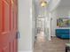 Inviting entryway with light gray walls, beautiful flooring, and open access to living spaces at 1312 Brandl Sw Dr, Marietta, GA 30008