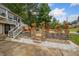 Beautifully landscaped backyard with stone accents and lush plants at 3278 Winter Wood Ct, Marietta, GA 30062