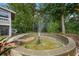 Unique backyard fountain offering a serene and peaceful outdoor experience at 3278 Winter Wood Ct, Marietta, GA 30062