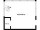 Floor plan for a bedroom with a walk-in closet, displaying dimensions and layout of the room at 3278 Winter Wood Ct, Marietta, GA 30062