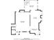 Floor plan showcasing a kitchen, living room, dining room, foyer, and breakfast nook displaying dimensions and layout of the rooms at 3278 Winter Wood Ct, Marietta, GA 30062